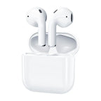 Fones de Ouvido Mini Pro4 TWS Bluetooth Sem Fio com Estojo Carregador