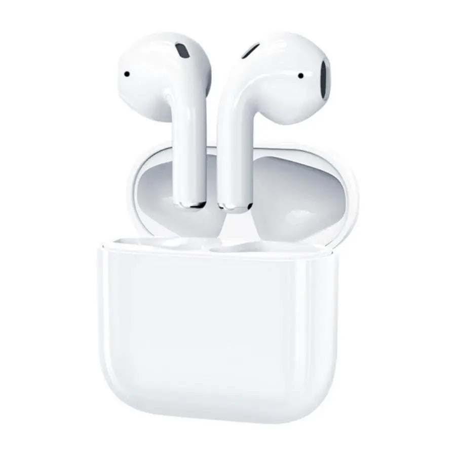 Fones de Ouvido Mini Pro4 TWS Bluetooth Sem Fio com Estojo Carregador