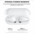 Fones de Ouvido Mini Pro4 TWS Bluetooth Sem Fio com Estojo Carregador