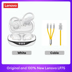 Fone Bluetooth Lenovo LP75 com Display Digital
