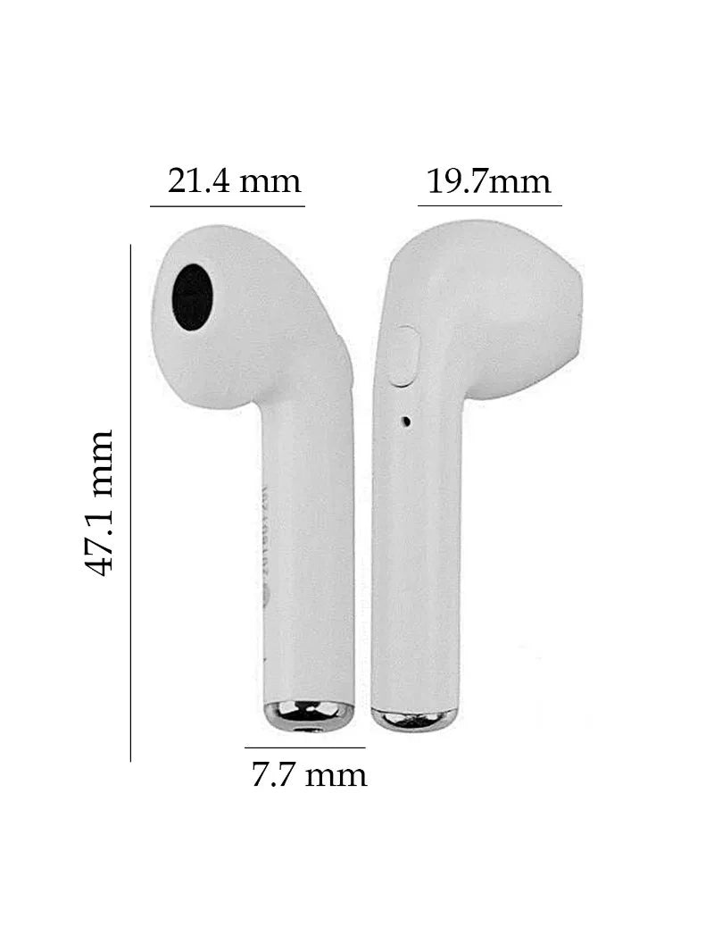 Fone Sem Fio i7S TWS Bluetooth 5.0 Com Microfone