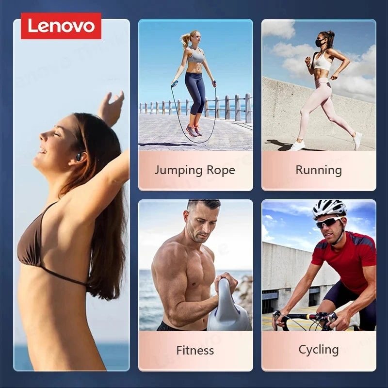 Fone Bluetooth Lenovo LP75 com Display Digital