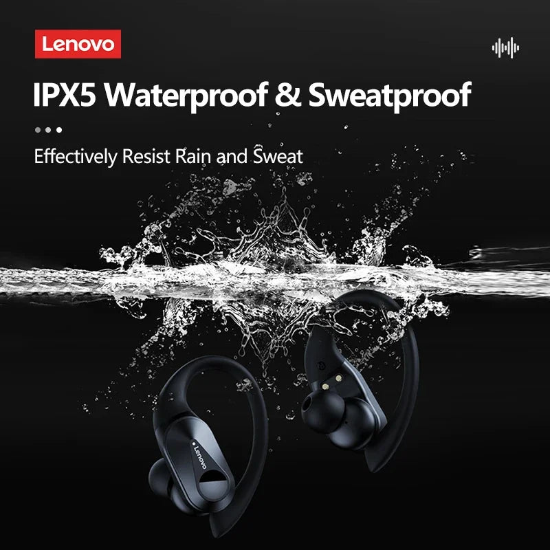 Fone Bluetooth Lenovo LP75 com Display Digital