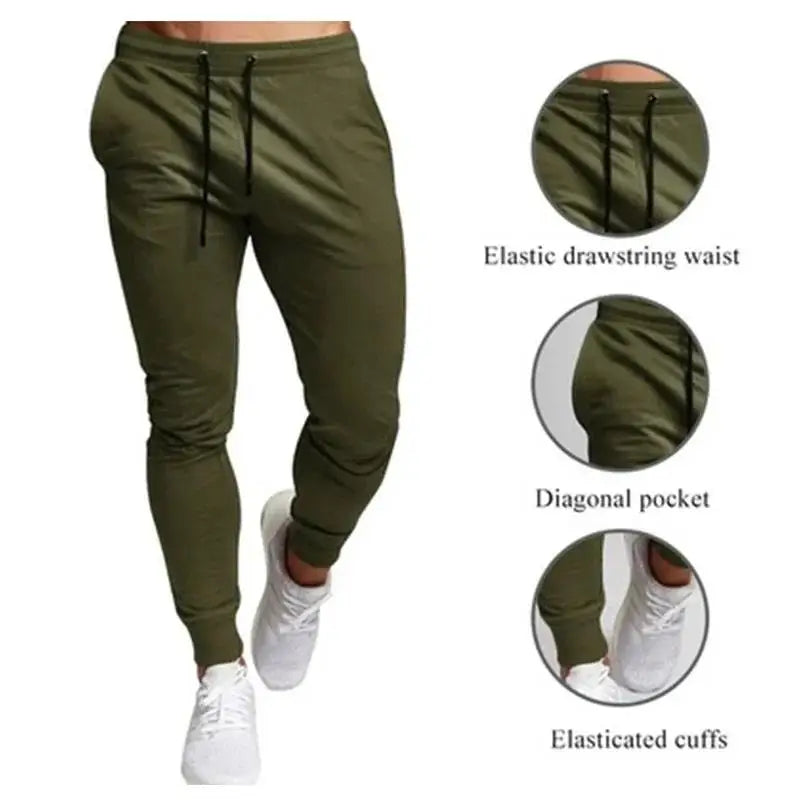 Calça Jogger Moletom Slim Masculina