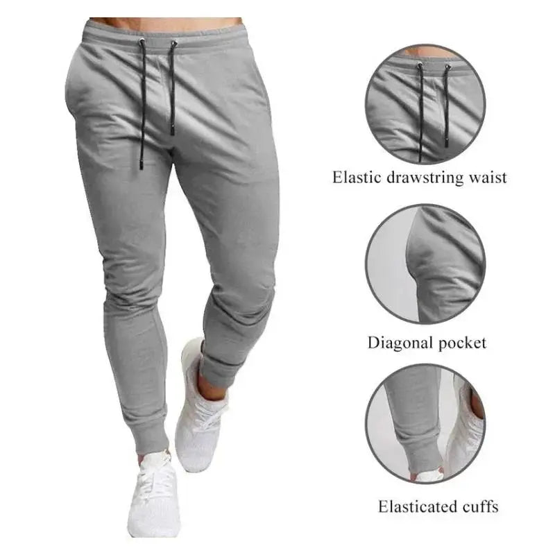 Calça Jogger Moletom Slim Masculina