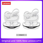 Fone Bluetooth Lenovo LP75 com Display Digital