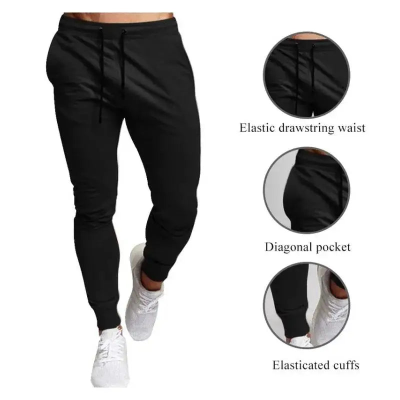 Calça Jogger Moletom Slim Masculina
